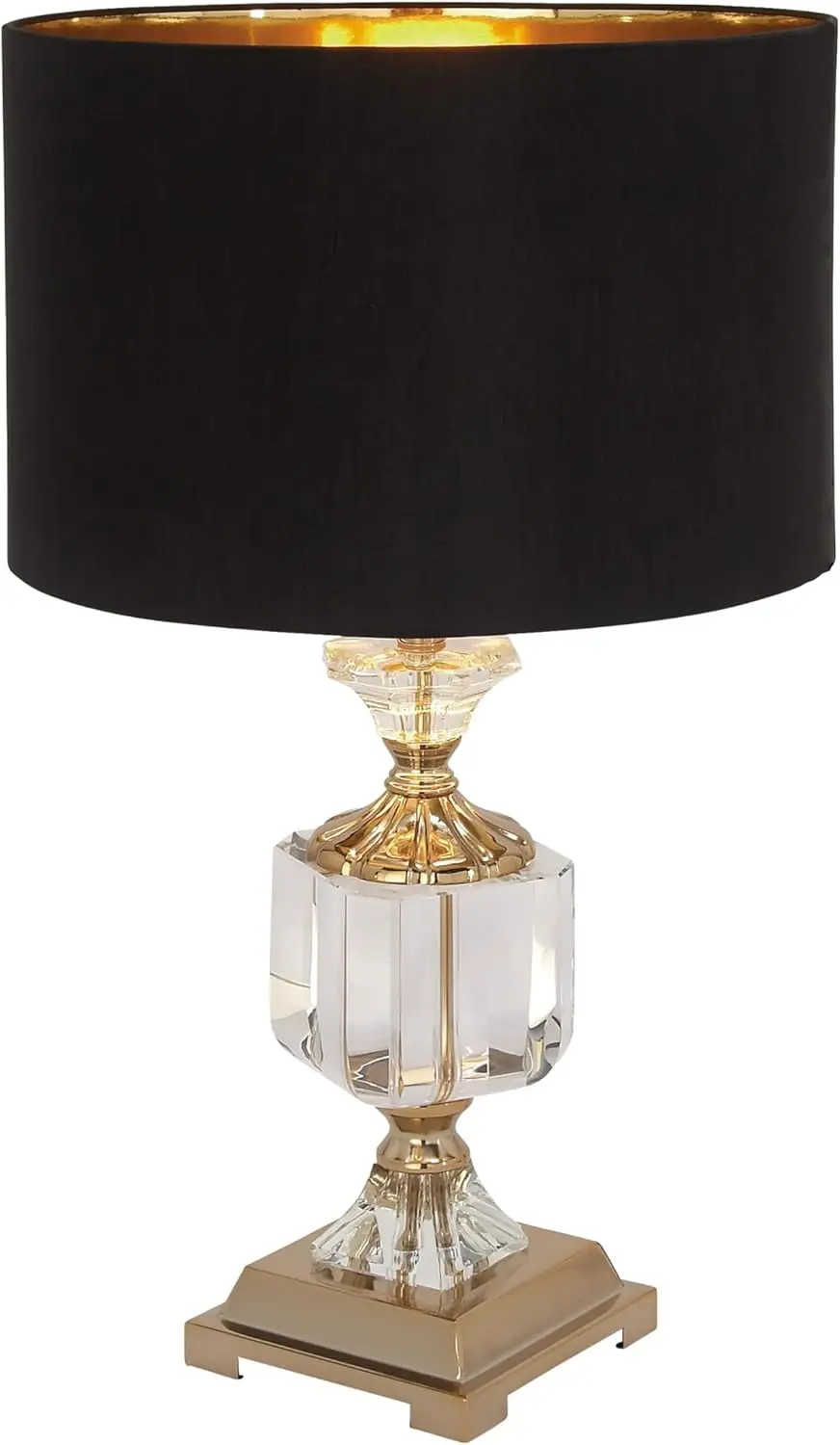 Crystal Room Table Lamp Accent Lamp With Gold Accents, Lamp 14