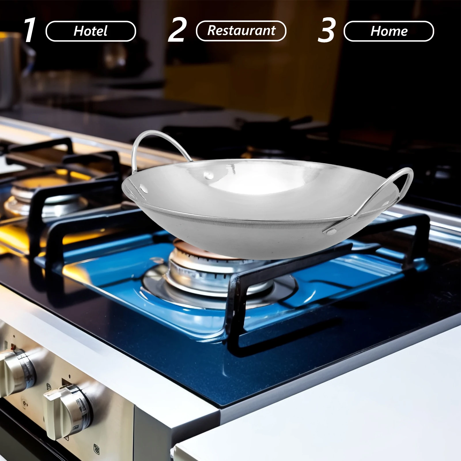 

Double Handle Anti-Scald Hot Non-Stick Metal Cooking For Home Kitchen Restaurant Use Thickened Stock Pot Easy To Clean Carry