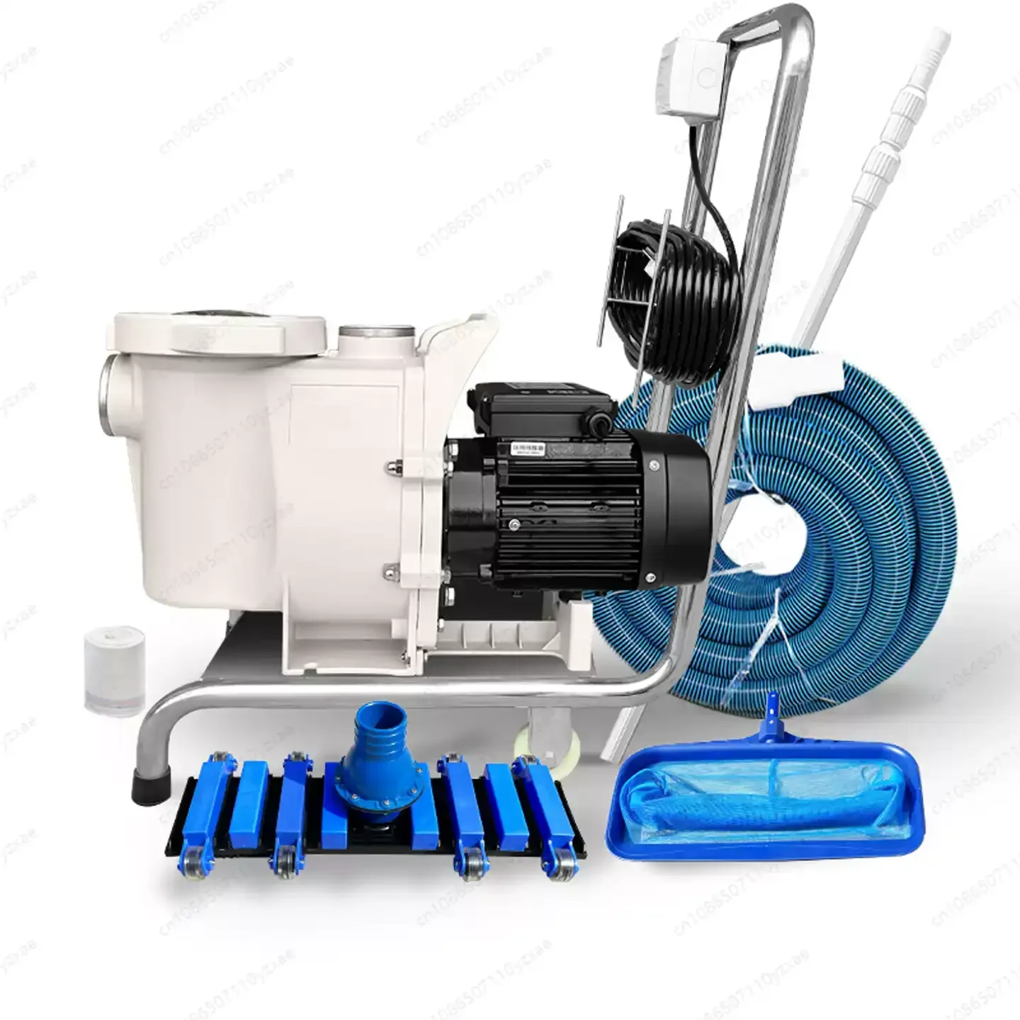 

Manual Pool Vacuum Cleaner 1.5HP, Underwater Suction Pump for Swimming Pool, Heavy Duty Sand & Dirt Remover