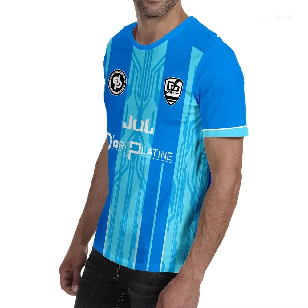 الرجال والنساء العصرية ثقافة الراب المطبوعة تي شيرت يوليو مايوه توتو Et نينيتا الفانيلة تنفس أزياء تدريب كرة القدم #2