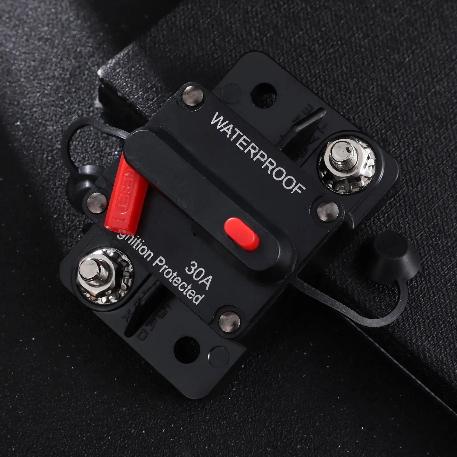 

12V-36V Auto Reset Circuit Breaker Fuse for Car Truck Rv Marine Trailer Waterproof Manual Restoration Mini Circuit Breaker