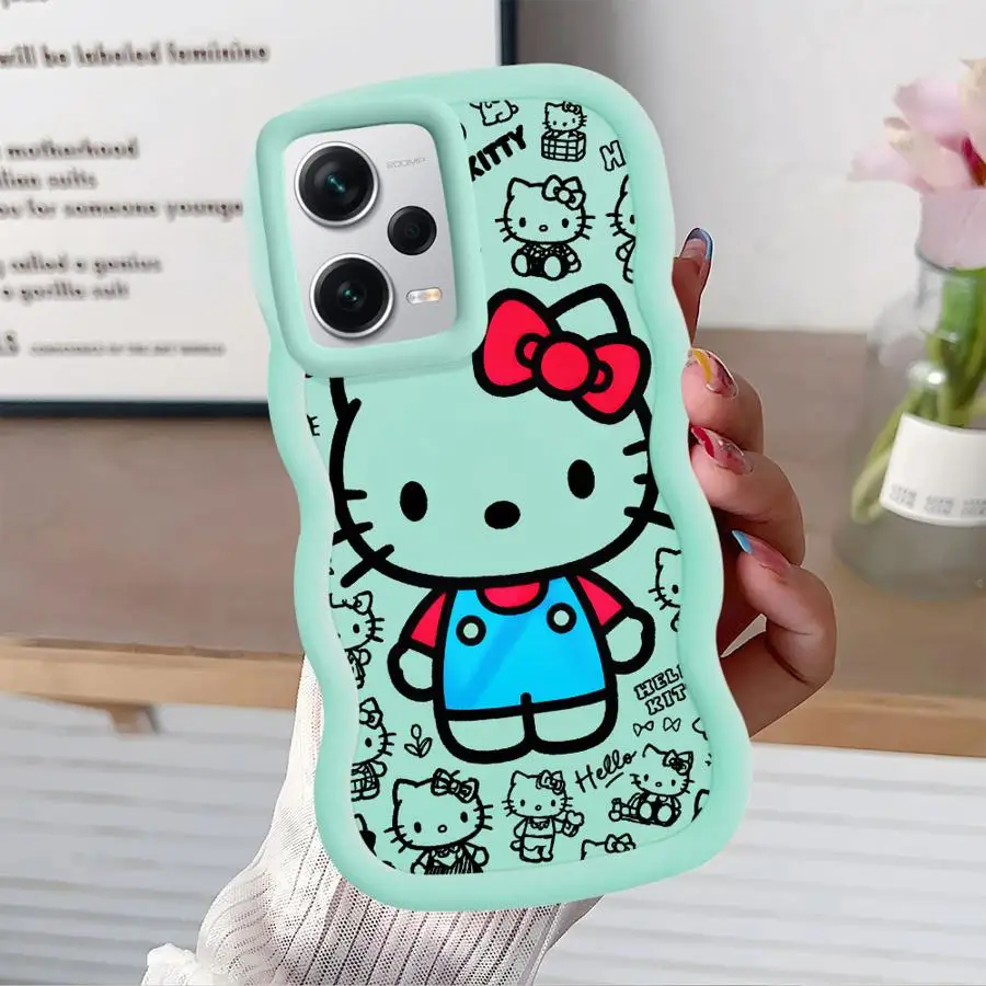 حافظة لهاتف Xiaomi Redmi A5 12C 14C A1 + A2 Plus 9C 10C 13C 9T 10A A3 لطيف القط مرحبا كيتي #5