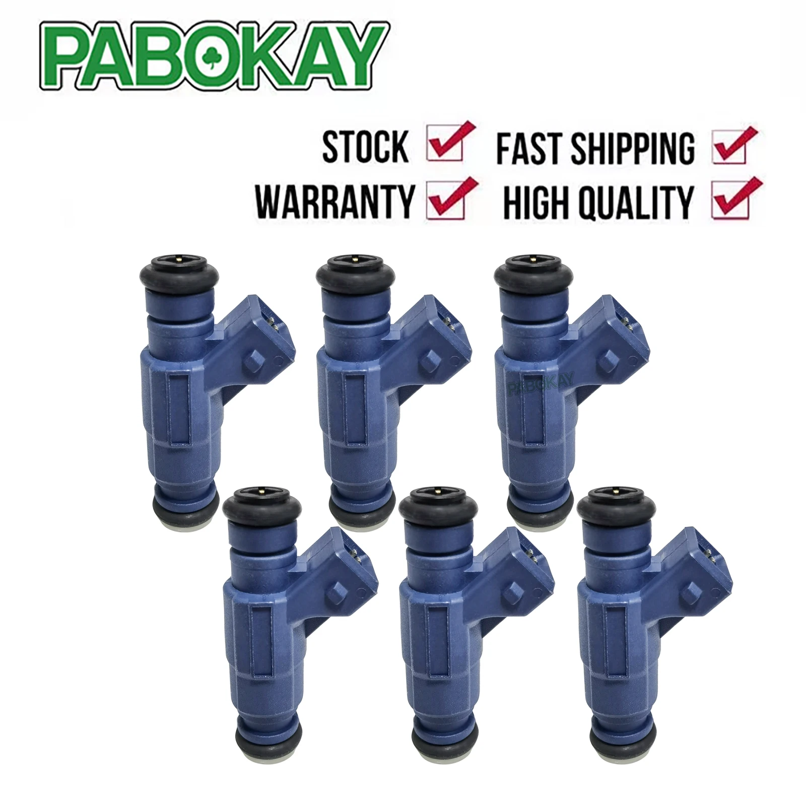 6 pieces x Fuel Injector for Ford Explorer Mercury Mountaineer 4.0L 0280155734 97JF-BA F77Z9F593BAFC F77Z9F593-BA 1024445 CM4832