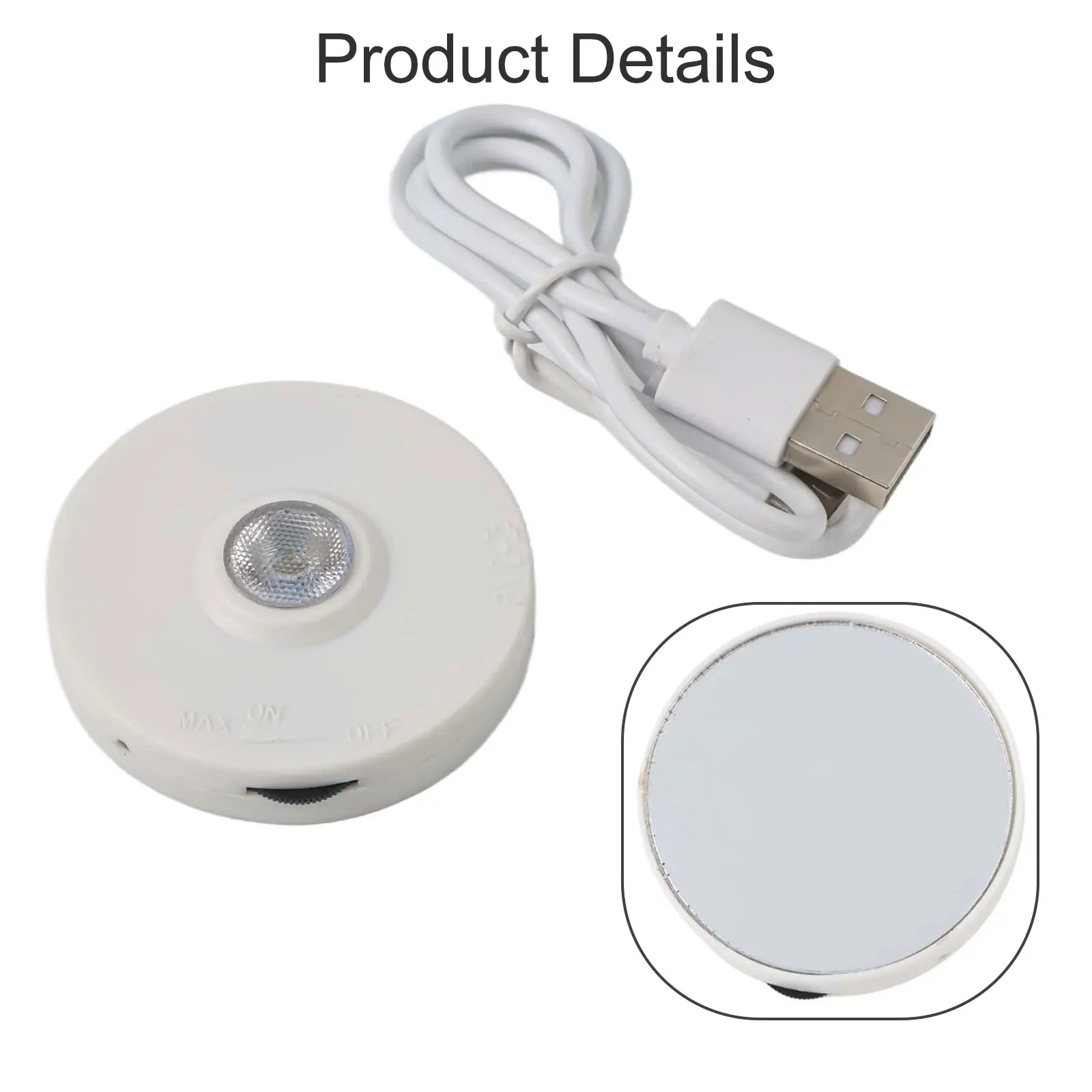 1 Set LED Microscope Light With USB Power Cable 5V 5W IlluminatorLightIntensity =Microscope =LEDLight =Power Tools