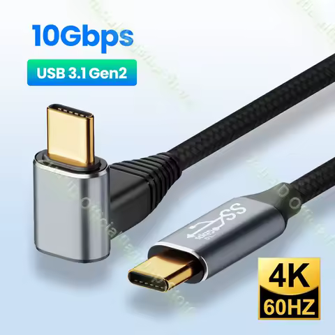 USB C to USB Type C 3.1 Gen2 10Gbps Thunderbolt 3 4K@60Hz Cable PD100W 5A Fast Charging Cable For MacBook Pro Steam Deck Samsung