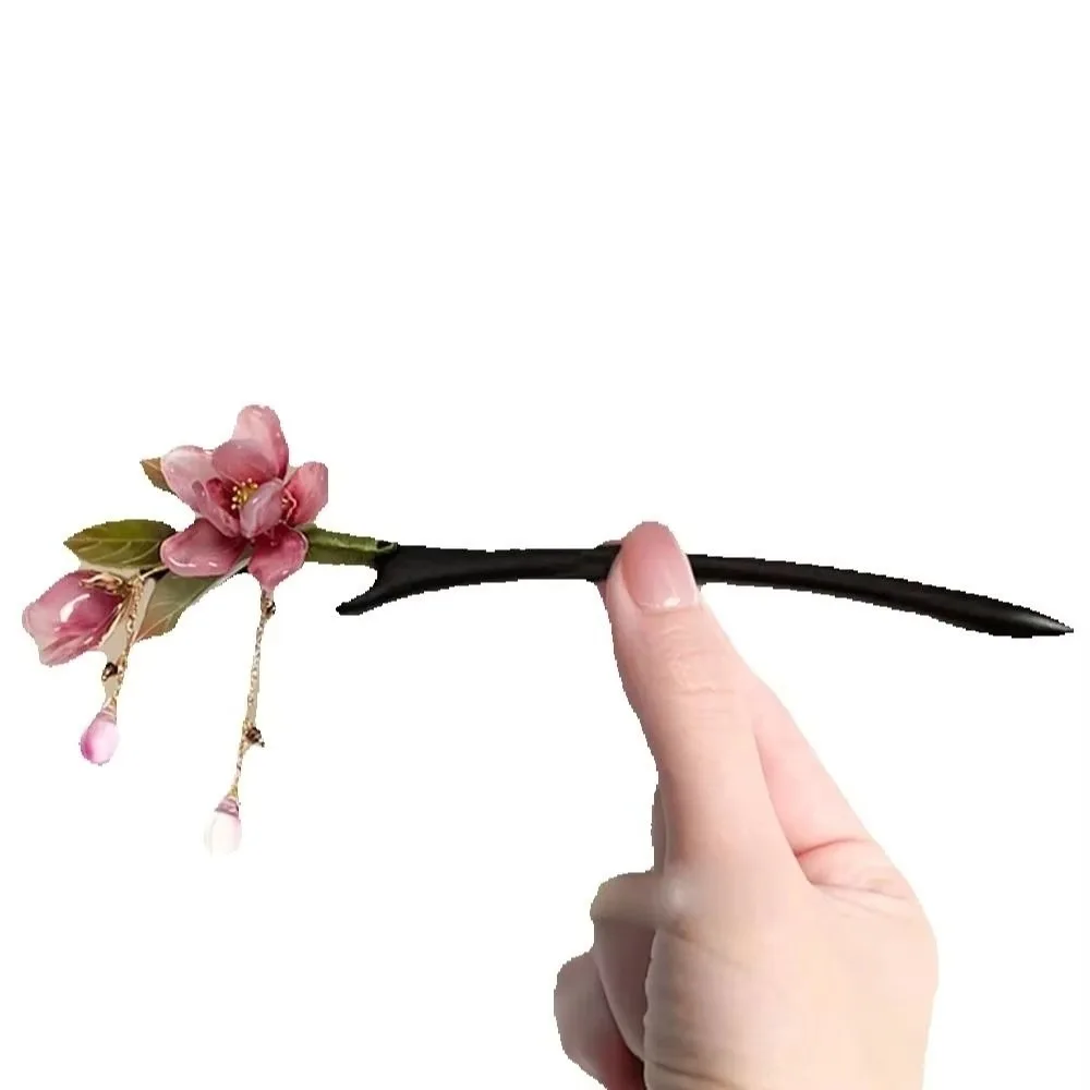 

New Tassel Chinese Style Hairpin Lotus Flower Ancient Style Women's Hairpin Handmade Hanfu Hair Stick Women
