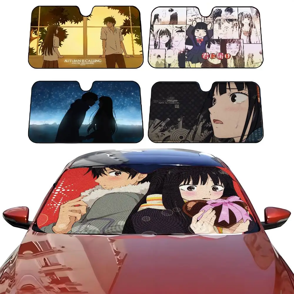 

ANIME Kimi ni Todoke Car SunShade Parasol Car Windshield Sun Shade UV Protection and Interior Cooler