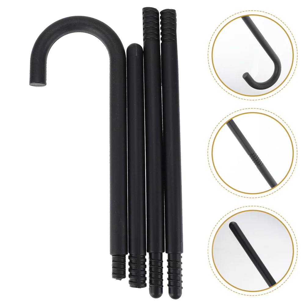 

Dance Cane Performance Crutch for Magician Stage Shows Halloween Cosplay Parties Theatrical Props Plastic Wand Accessory