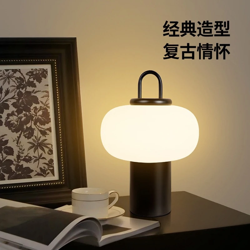 Portable Lantern Table Lamp Bedside Premium Ambient Light Portable Creative Decoration Ambient Bedroom Light