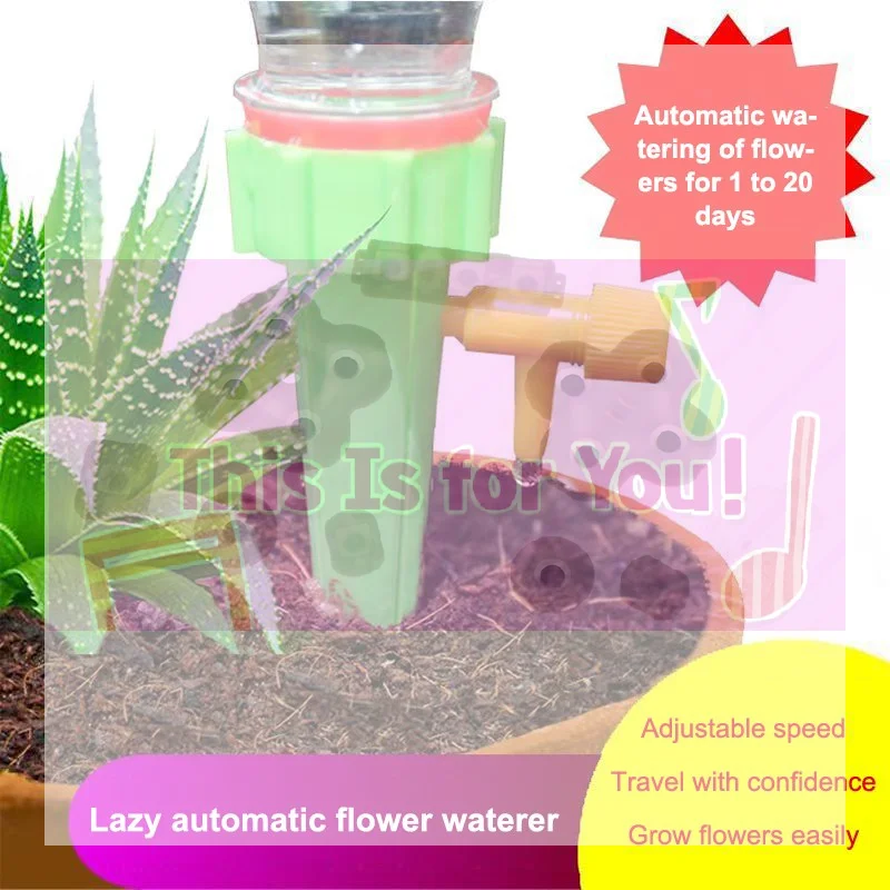 Garden Dripper Self Watering Spike Greenhouse Water Dripper Device Garden Drip Irrigation Control System Home Flower Garden Tool