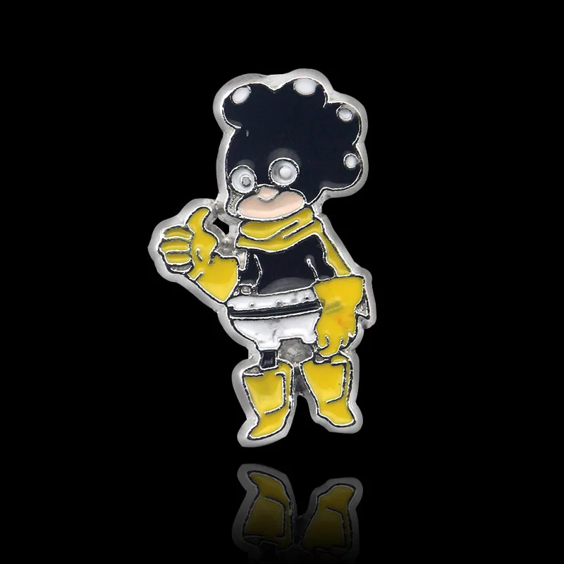 Anime My Hero Academy Enamel Brooch Midoriya Izuku Todoroki Shoto Cartoon Figure Metal Lapel Pins for Fans Backpack Jewelry view 5