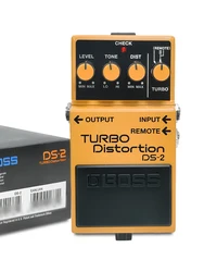 Roland BOSS Distortion Guitar Pedal DS-2 Unique Turbo Distortion Pedal with 2 Different Switchable Sounds