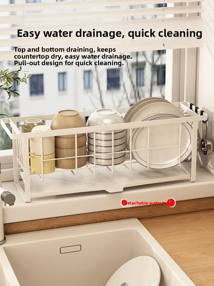 Narrow Inteated Kitchen Di Ra Bowl Plate Holder Utensil Storage elf Counter Space Saver Durable Material