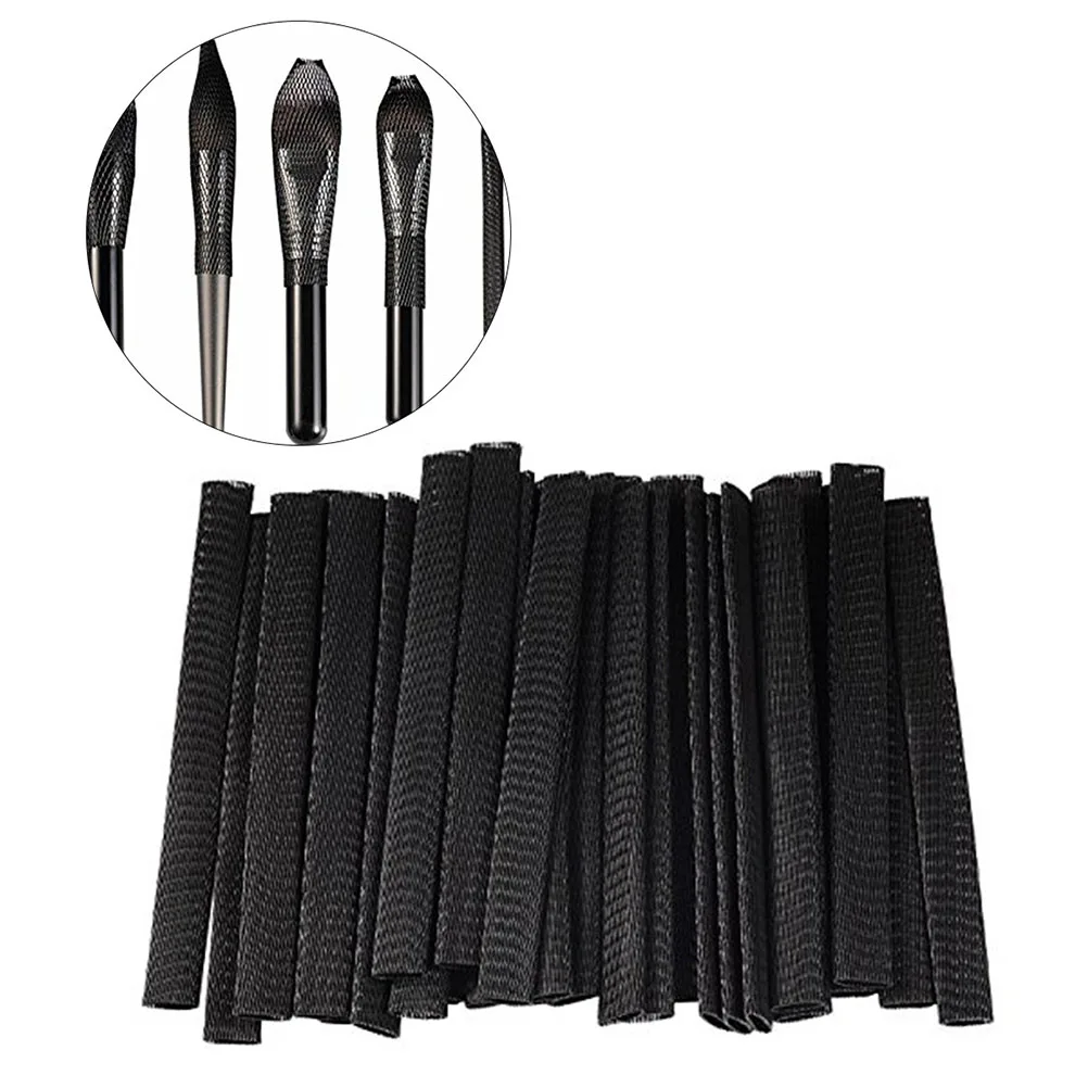 Zestaw pędzli do makijażu oczu z siatkową osłonką ochronną, skośny aplikator do eyelinera, narzędzie do cieni do powiek, osłona do korektora