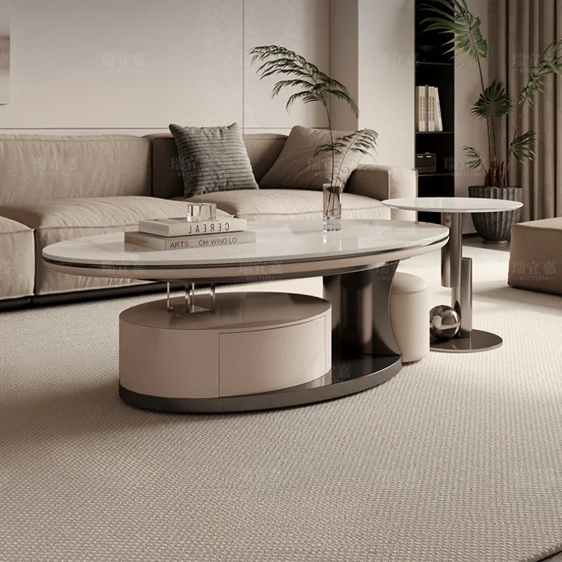 Design Modern Coffee Table Luxury Storage Floor Italian Coffee Table Living Room Mesas De Centro Para Sala Furniture For Home