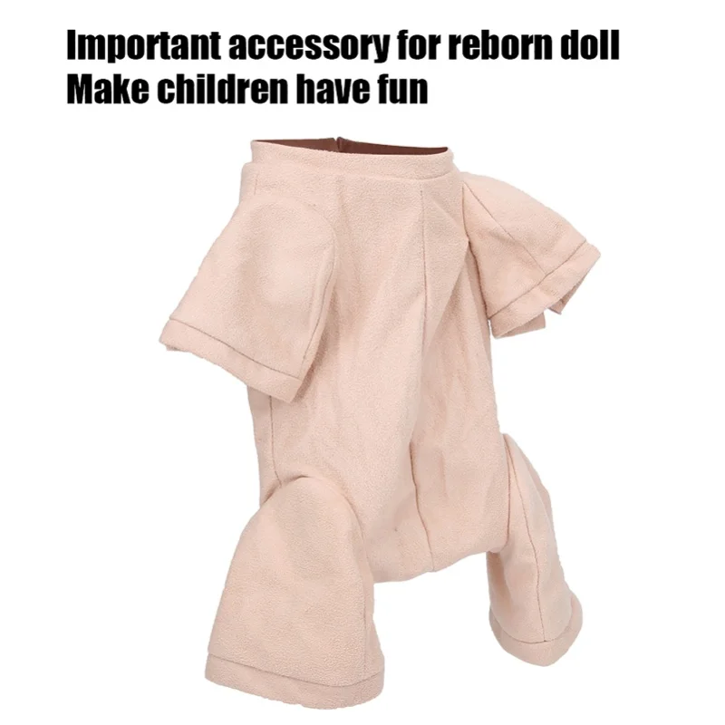 Bolsa de pano para boneca reborn, acessório corporal de tecido para boneca para 3/4 braços e 3/4 pernas 28 polegadas