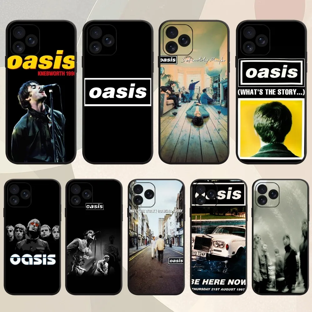 Band O-Oasis Knebworth 1996 Phone Case For iPhone 8 14 Mini X 15 XS 12 MAX 11 13 Xr Pro Plus Shell