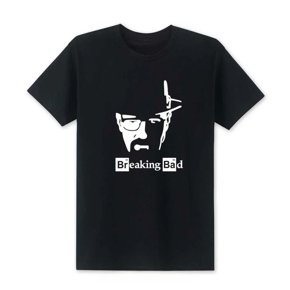 2020 Fashion Summer New Breaking Bad Men's T-Shirts Hand-Painted Customized Design Clothing Casual Wear for Men
