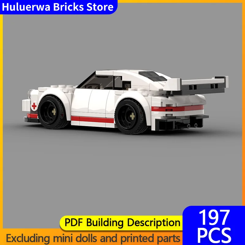 

Модель скоростного гиперкара MOC, строительные кирпичи, турбо-белый верхний уровень, спортивный автомобиль, модульная технология, подарки, праздник, сборка, детские игрушки