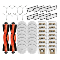 A63K-For Xiaomi Mijia Omni 2 C102CN, B101CN, B116CN, X10+ Spare Parts Accessories Main Side Brush Hepa Filter Mop Dust Bags