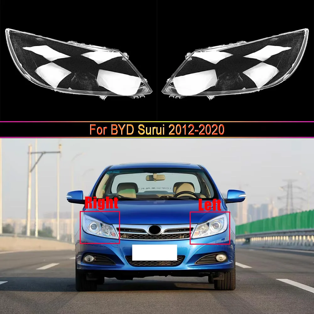 

For BYD Surui 2012 2013 2014 2015 2016 2017 2018 2019 2020 Lampshade Headlight Shell Headlamp Lamp Cover Transparent Shade Lens