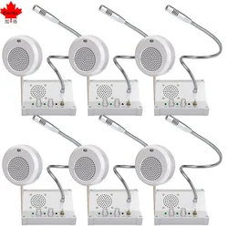 CATEL – interphone sans fil à double sens 3W CT106, 6 pièces, système de comptoir, pour banque, hôpital, clinique et Station de chemin de fer, haute qualité