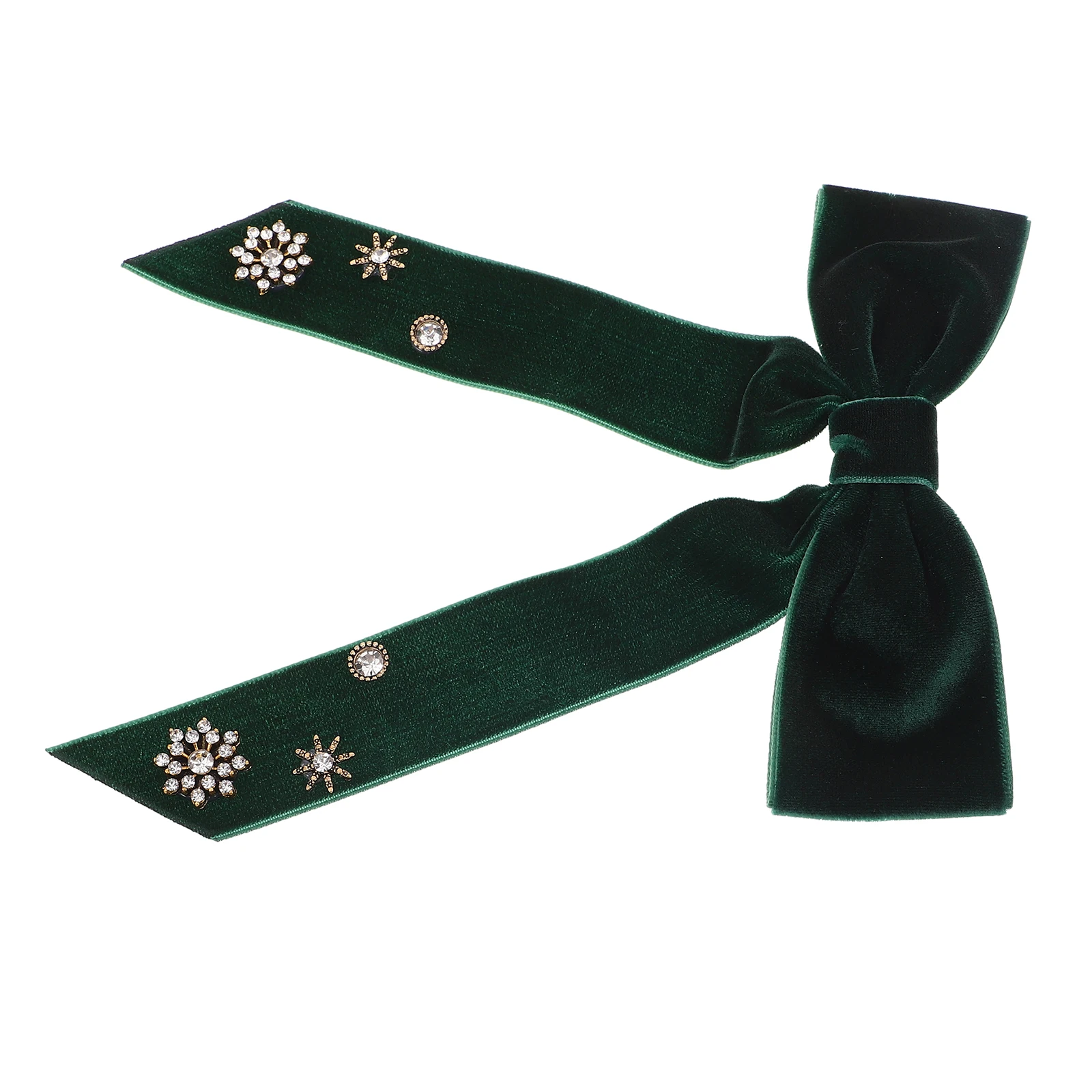 

Стильная заколка для волос с бантом, стразы, снежинка, подробная большая весенняя заколка для волос, модная заколка для волос, аксессуар, бархатные заколки с бантом