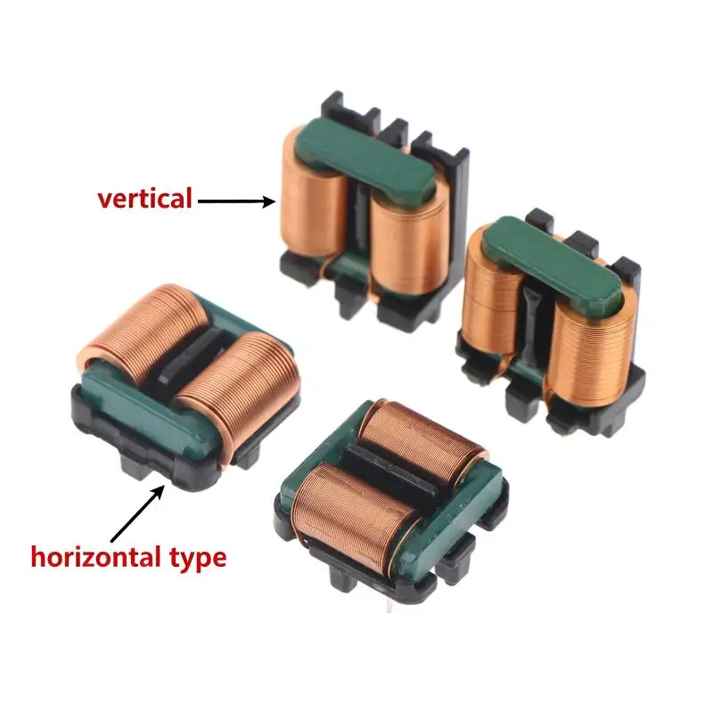 2Pcs SQ1918 Common Mode Inductor SMD EMI Suppression Inductance Heat Resistant for Switching Power Supply Equipment