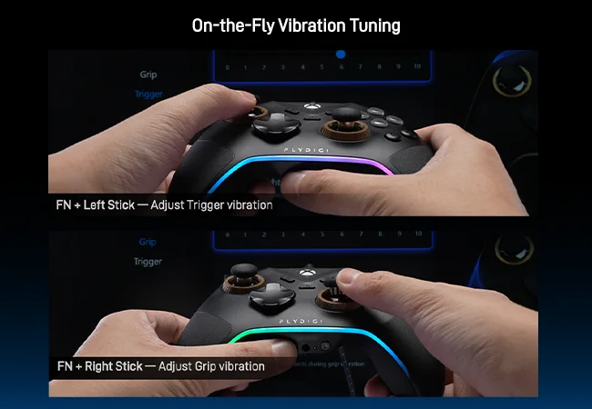 FLYDIGI VADER 5S Kabelgebundener Controller für XBOX Series X | S, XBOX One, Windows 10/11, FORCEFLEX Joysticks mit Einstellbarer Spannung – Detail 12