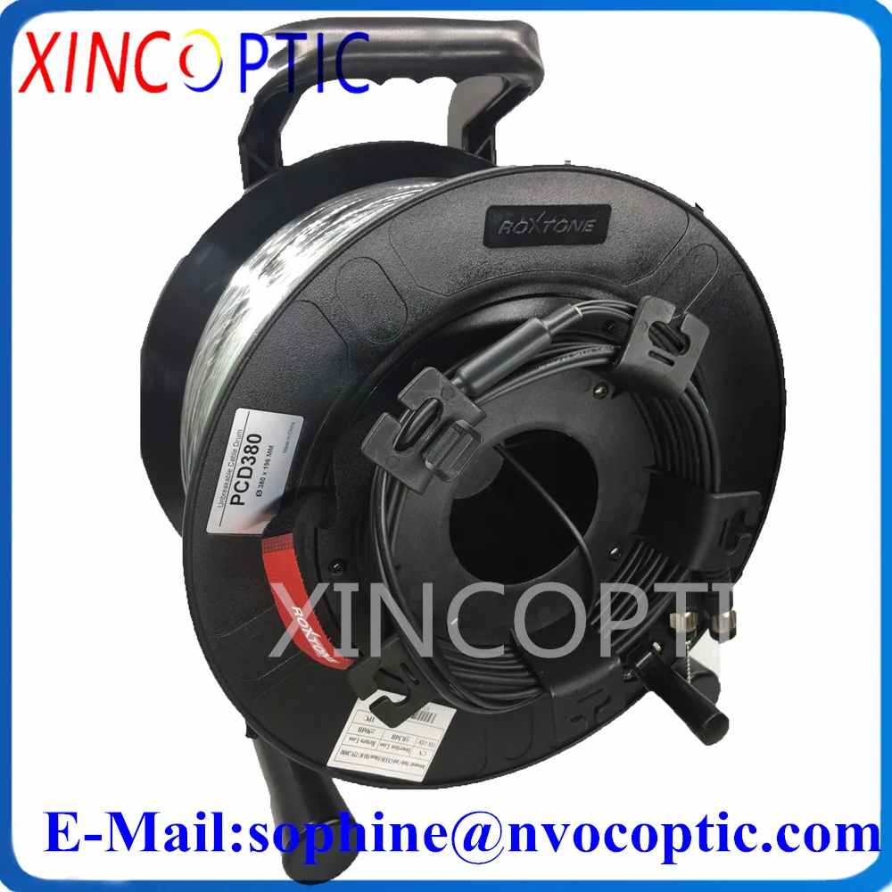 PCD235 PCD310 PCD380 Portable Outdoor Military Retractable Tactical Fiber Cable Empty Handle Wire Reel/Winding Drum/Roll