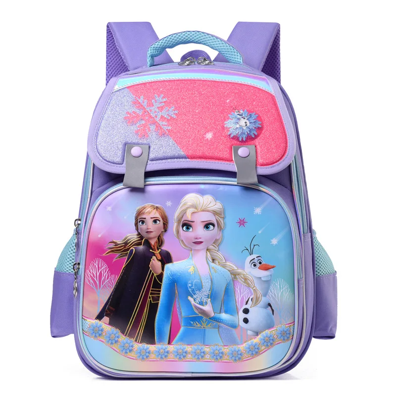 Disney Frozen Girls Boys School Bags Spider Man Iron Man Primary Student Shoulder Orthopedic Backpack Large Capacity Mochilas