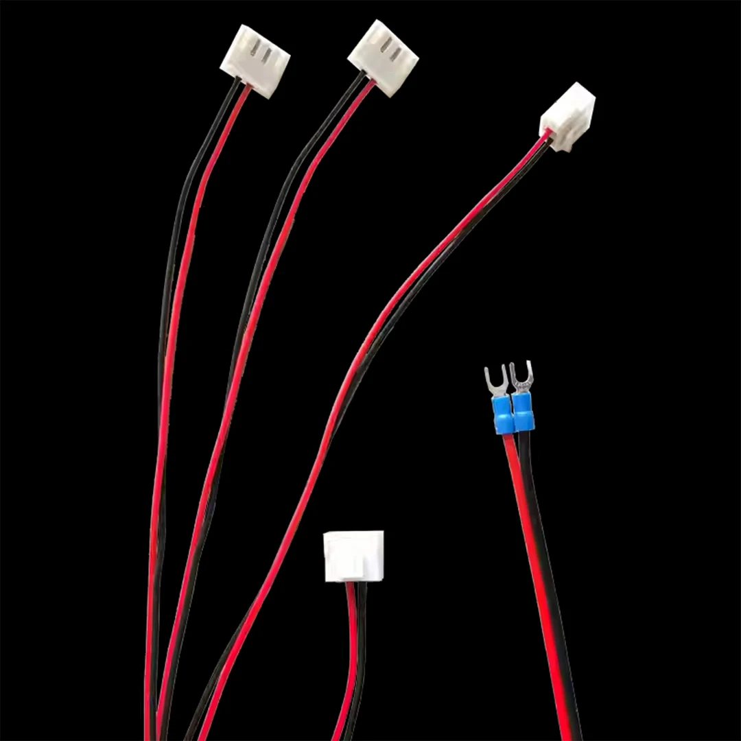 Pure Copper Red Black One-To-Three One-To-Four Single Dual Color Power Cable For LED Display Screen   Special Connection Line