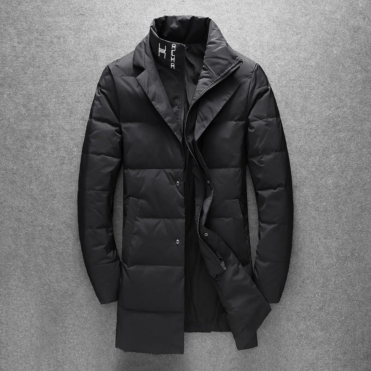 2022 new arrival winter 90% white duck down jackets men,long trench coat men,male parkas,8613