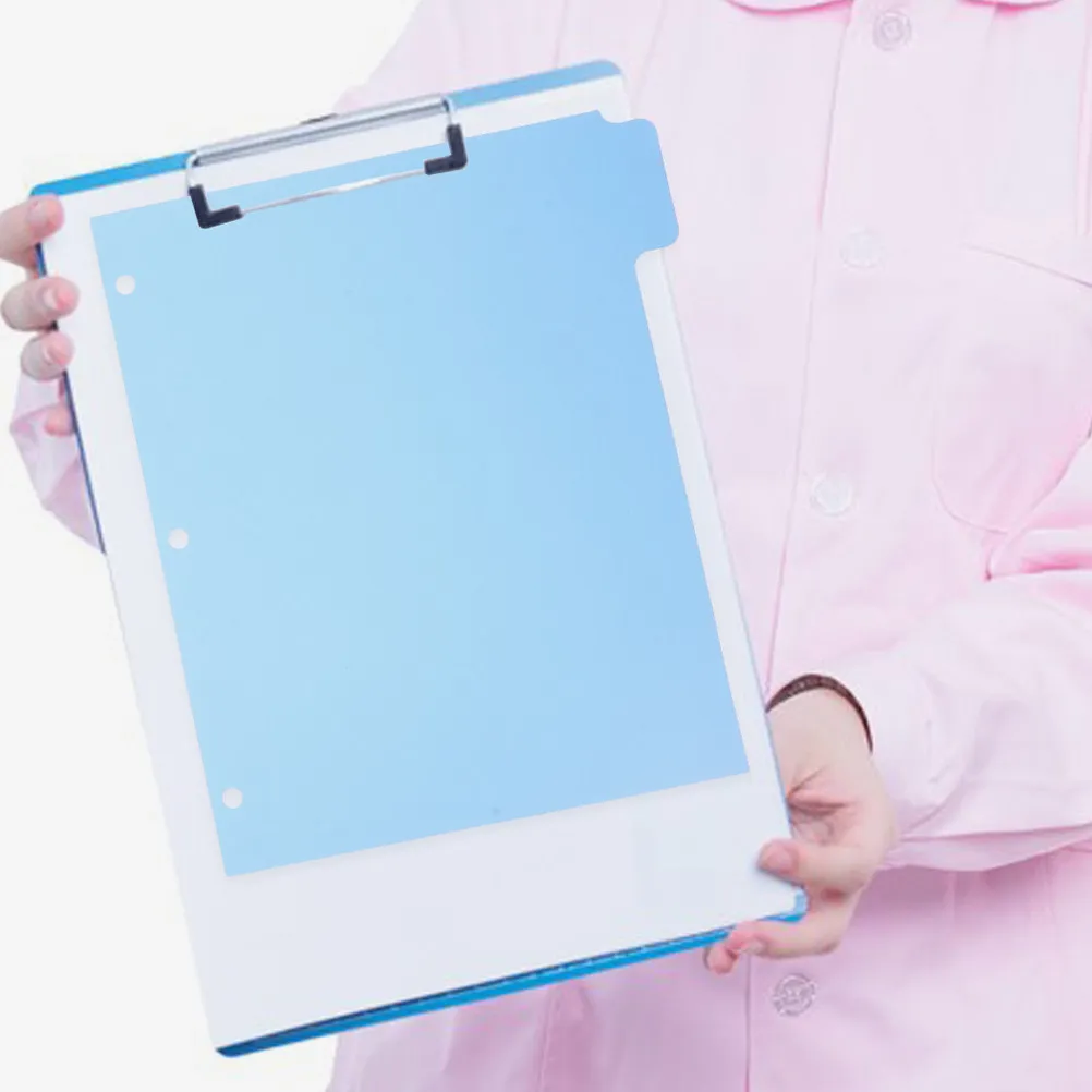 

10Pcs A4 Notepad Dividers Plastic Colored Page Dividers with Writable Tabs for Binder Notebook Planner Indexing Organization