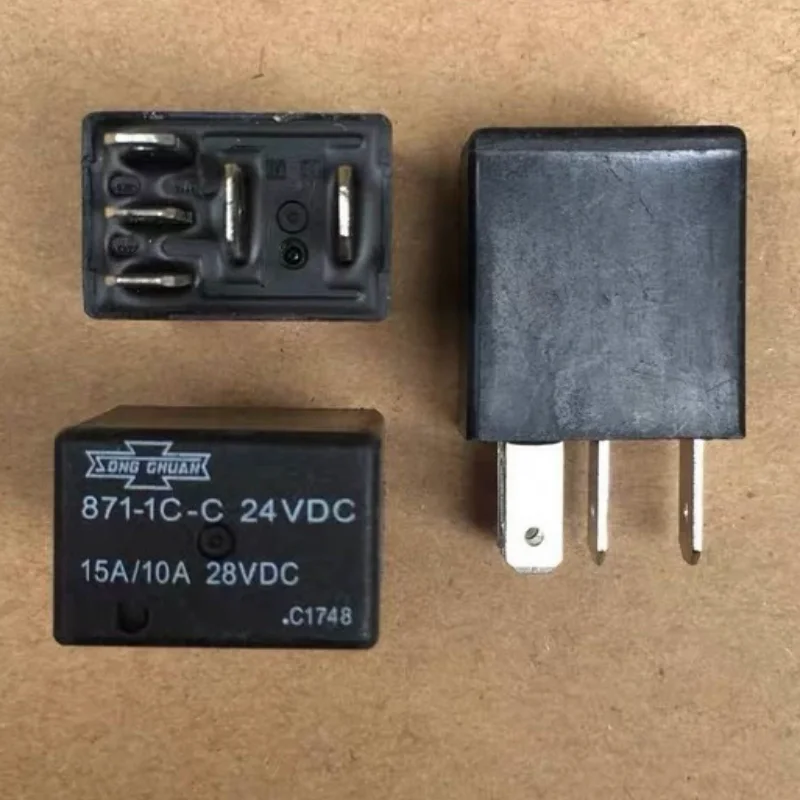 New 871-1C-C 24VDC Relay 15A/10A 28VDC