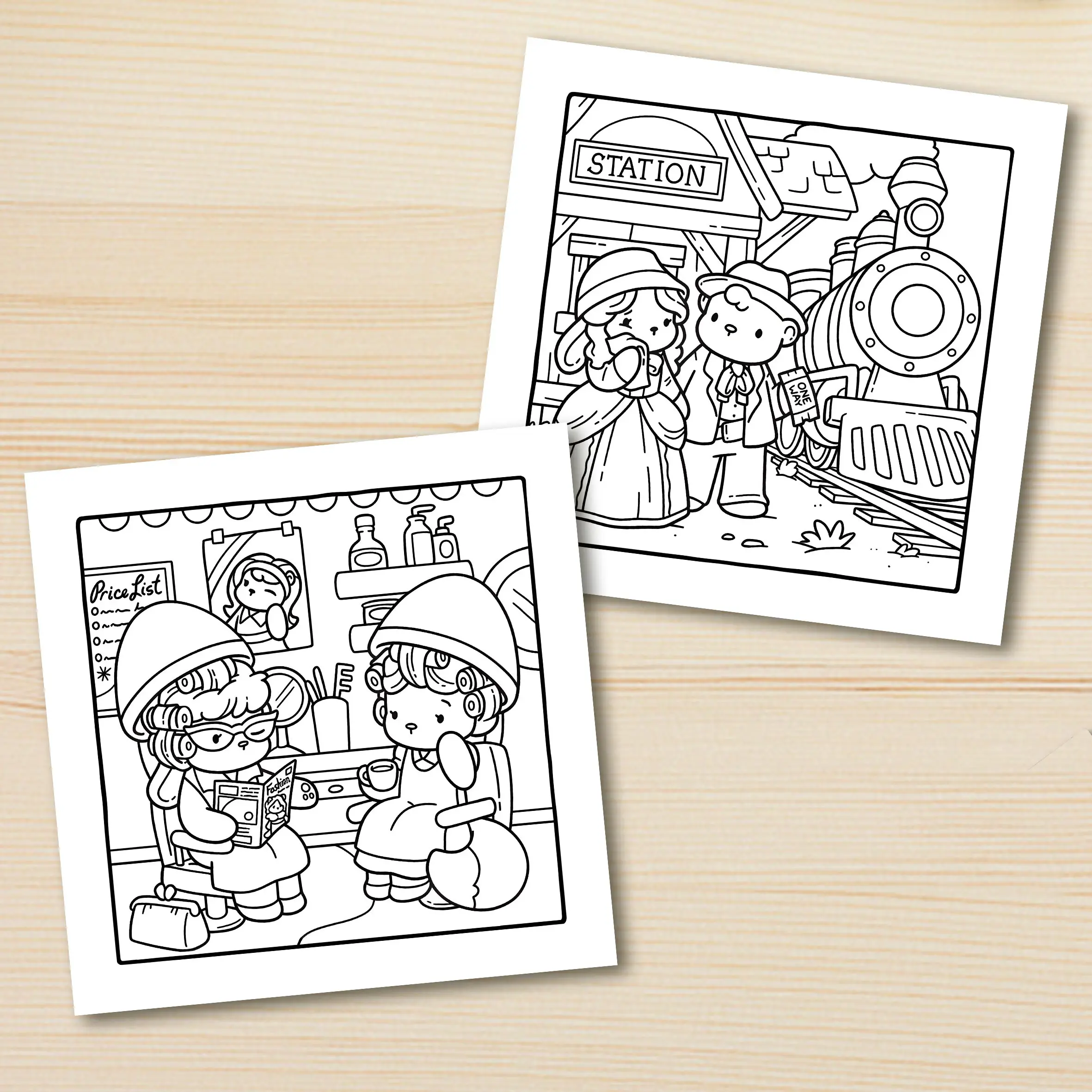 COZY ERAS 2 Bold-easy Patterns Coloring Book for Adults Cute Drawing Book Perfect Gift for Party and Birthday