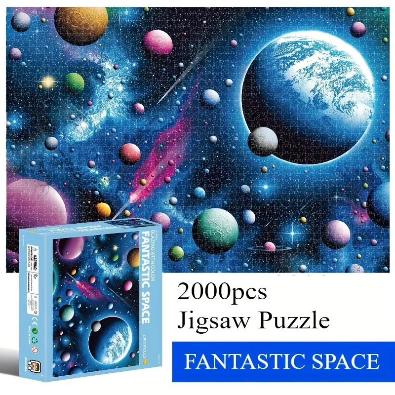 2000pcs CHALLENGE PUZZLE 70x100cm Fantastic Space Puzzle Galaxy Constellation Art for Adult Collectors  Home Decor  Gift