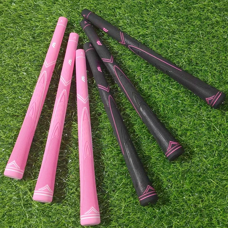 Golf Club Grips Women\'s Standard 58R Soft Non-slip Ladies  Golf Irons/Fairway Wood Grips Pink/black