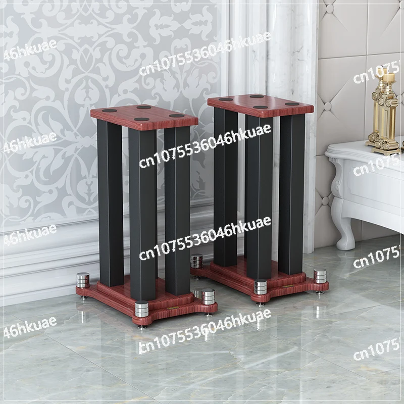 

Metal Wood Surround Floor Stand 1 pair 30x35 HiFi Professional Speaker stand Audio Bracket Bookshelf Desktop Satellite Box