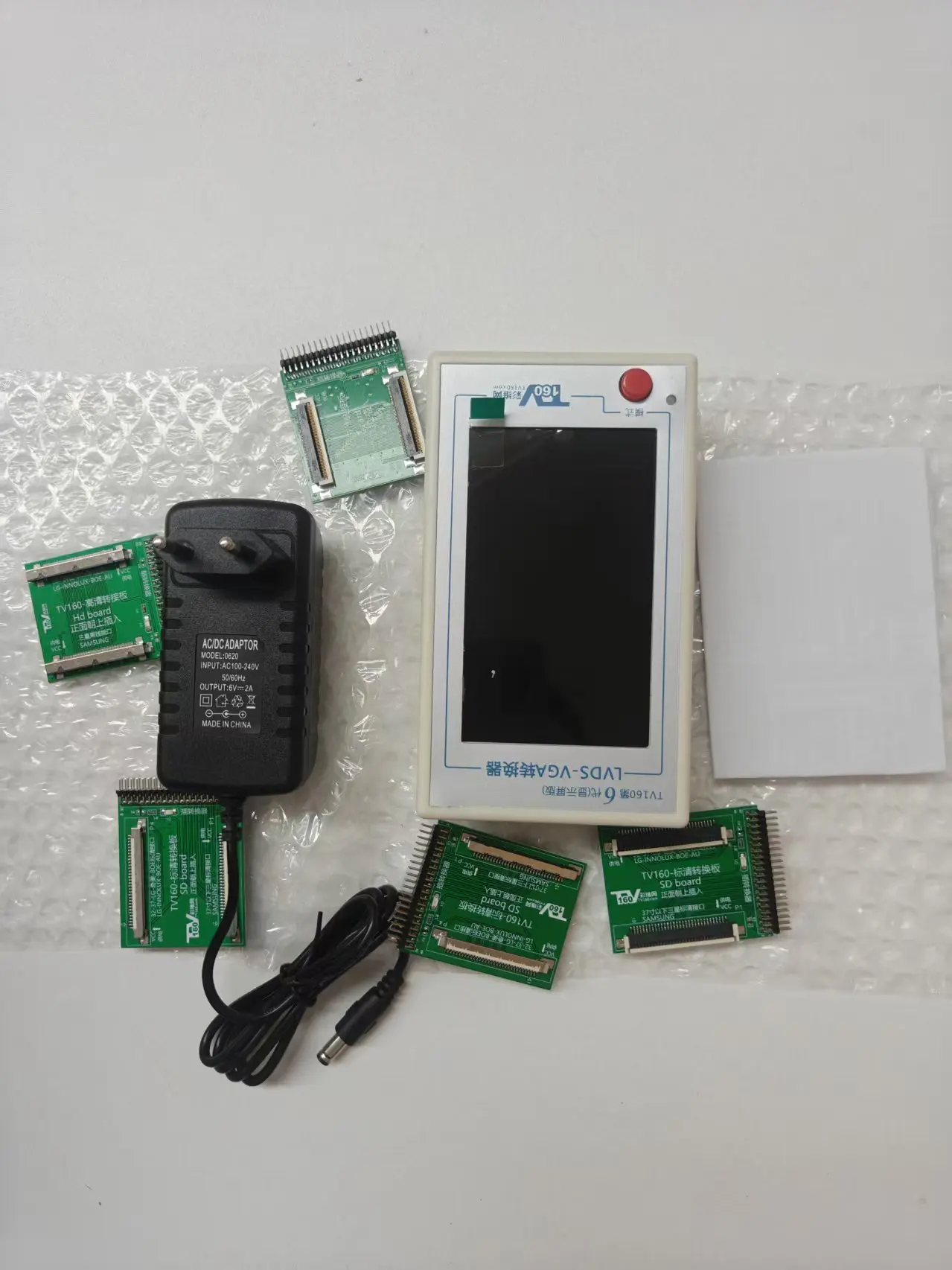 

6th Gen TV160 Mainboard Testing Device LVDS VGA Adapter LED LCD TV Maintenance Tester