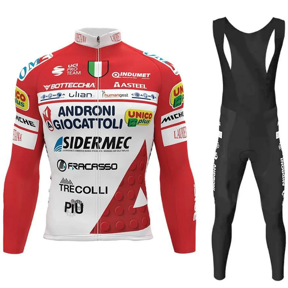 

Spring Autumn Androni Cycling Cycling Jersey Set Long Sleeve 2020 Italy Tour Cycling Clothing Men Road Bike Suit Mtb Pants Wear