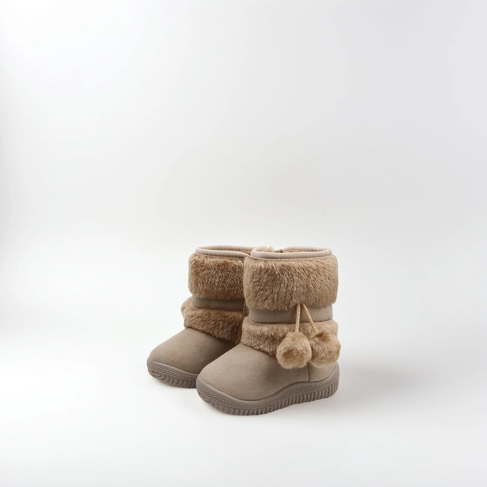 

Toddler Cotton Shoes Soft Bottom Baby Snow Boots Non slip Warm Winter Girls 21 Code 13 7cm Fleece Comfortable Prewalker