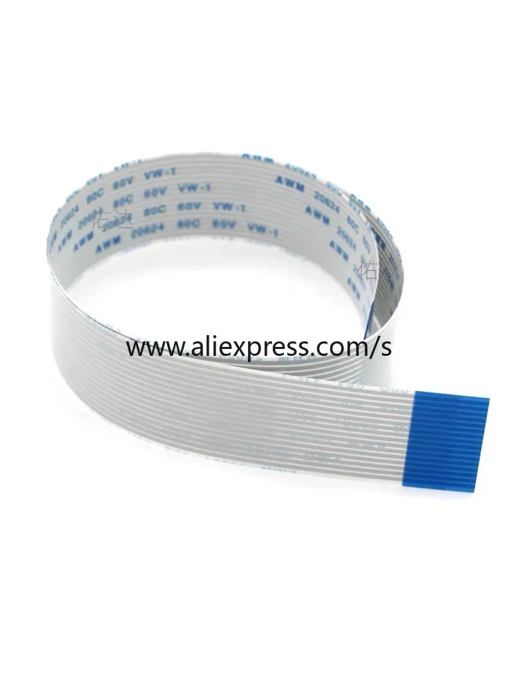 10Pcs Flat Flexible Cable FFC FPC LCD AWM 20624 80C 60V VW-1 FFC-0.5MM 1.0MM 16/20/22/24/26/28/30/32/36/34/40/45/50/54/60 Pin