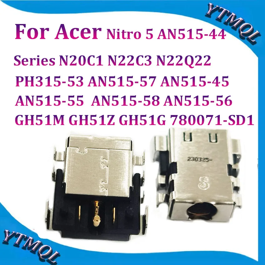 1Pcs DC Power Jack Porta para Acer Nitro 5 AN515-44 AN515-55 AN515