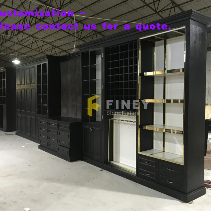 

custom.Customized Men's Clothing Store Furniture Clothing Shop Interior Decoration Men's Clothes Display Rack