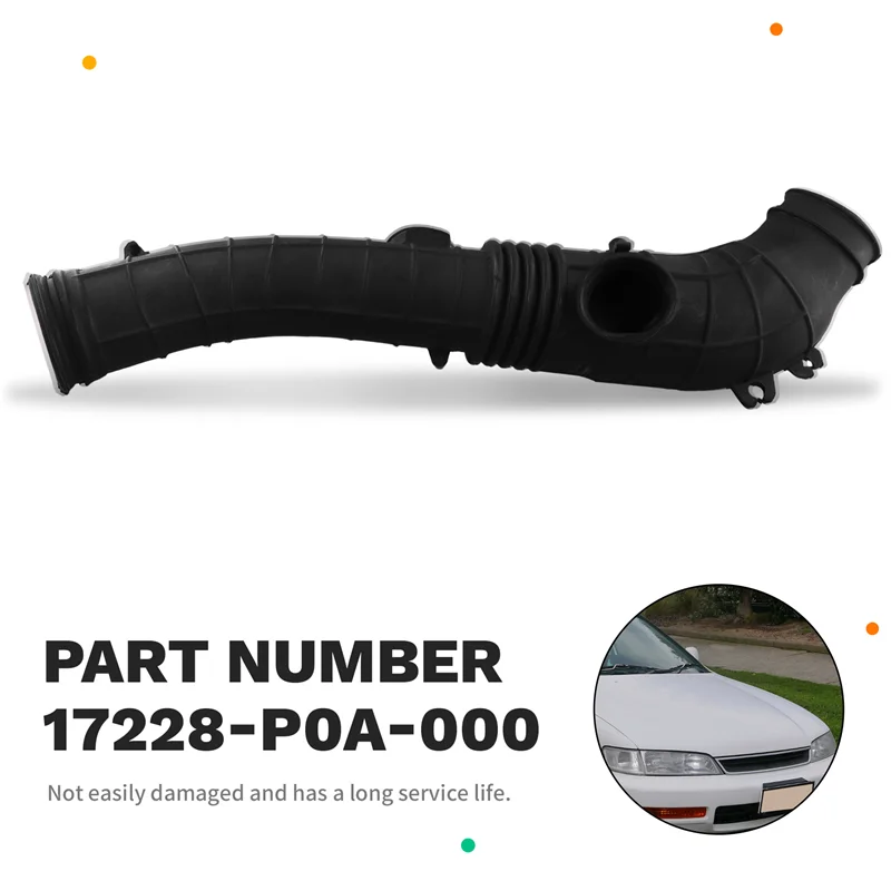 

AADD-For Honda Accord 1995-1997 Compatible Air Flow Tube 17228-P0A-000 Car Air Intake Tube 17228P0A000