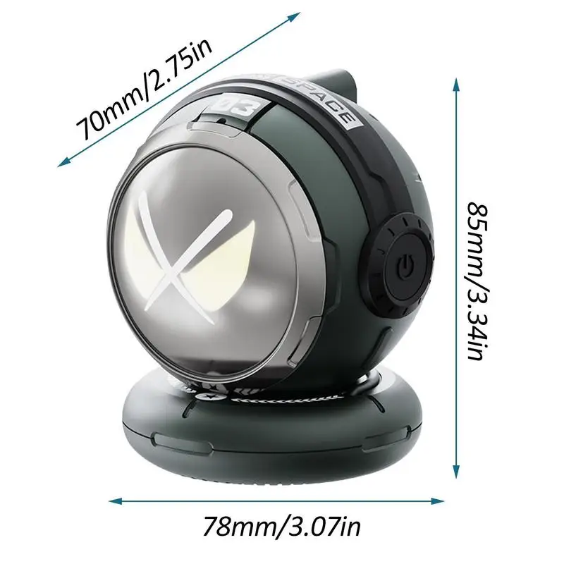 Cute LED Astronaut Speaker Wireless Bluetooths Mini Outdoor Speaker 900mAh Hands-Free Calling Speaker Device ForCamping Outdoor