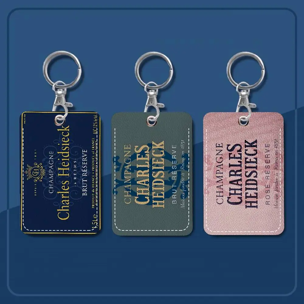 Charles Heidsiecks Llavero Tarjeteros Llavero Banco Bus ID Tarjetas de crédito Llavero Cadenas