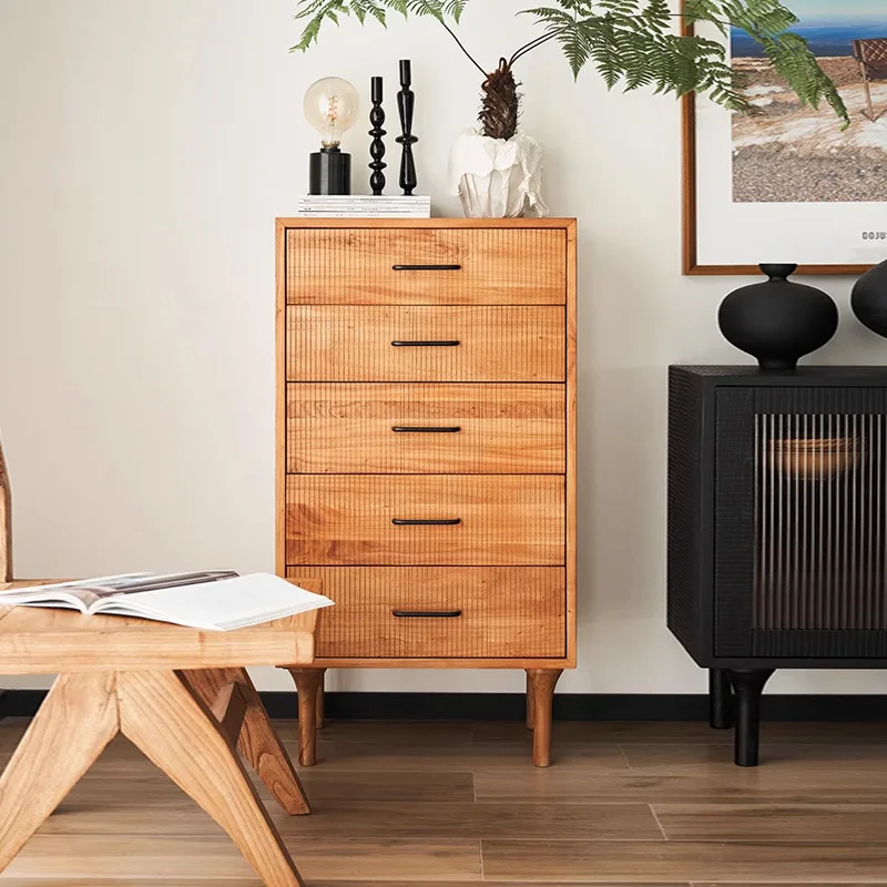 

Nordic style retro chest of drawers old elm living room wall decoration home bedroom storage locker