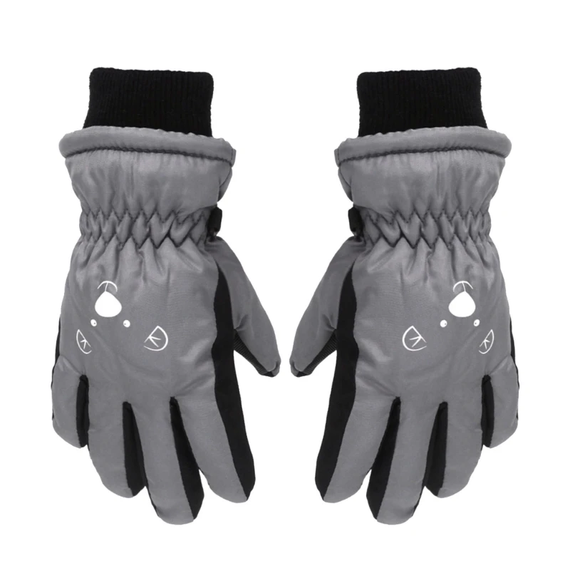 Gants d'hiver pour enfants 3 à 7 ans Gants ski épais imperméables